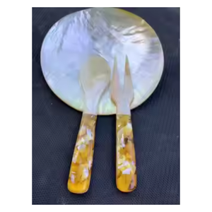 Vietnam Handmade Natural Mother of Pearl Seashell <b>Spoon</b> Decorative Dessert <b>Serving</b> Tableware for Hotels and Gift Stores - Product Image 6