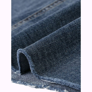Jupe crayon en jean pour femme, longueur genou, couleur unie, style décontracté avec poches, taille normale, tissu tissé extensible en coton pour l'été - Product Image 6