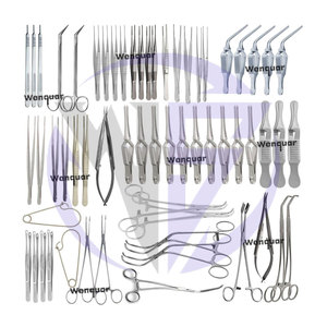 Juego de 62 Piezas de Instrumentos Quirúrgicos Vasculares Manuales Wenquar con Certificación CE, Juego Completo de Instrumentos Quirúrgicos Vasculares de Acero Inoxidable - Product Image 2