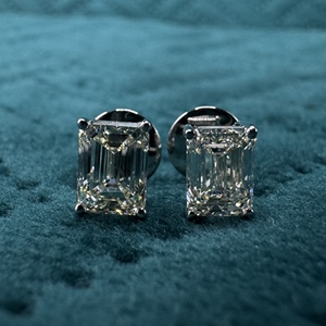 Magníficos Pendientes de Diamantes Cultivados en Laboratorio de 2.00 CT en Platino PT950 para Mujer - Product Image 3