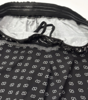Shorts d'arts martiaux mixtes Saqibandco imprimés motif bandana noir et blanc, séchage rapide, extensibles, légers, respirants, unisexe adulte