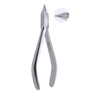 Alicates para Alambre Dental con 3 Ranuras, de Acero Inoxidable, para Ortodoncia, para Doblar Alambres, Formar Lazos, Instrumento de Precisión con Pico Largo - Product Image 1