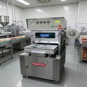 เครื่องซีลถาดอัตโนมัติ HYPERVAC สำหรับถาดอาหารพลาสติก ควบคุมด้วย PLC รุ่น 194 - Product Image 1