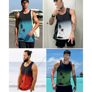 Débardeurs de sport tricotés pour hommes, style streetwear, séchage rapide, dos en Y, pour la musculation et la gym - Product Image 6