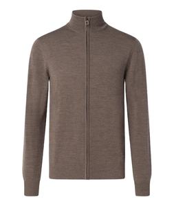 Pull-over pour homme en gros populaire, automne, fermeture éclair intégrale, manches longues, personnalisable, anti-froissement/anti-boulochage, service OEM ODM, 50% - Product Image 2