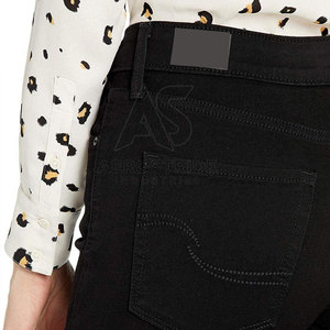 Diseña tus propios pantalones vaqueros de cintura media, rectos, cómodos, transpirables, informales, de talla grande para mujer, en color liso. - Product Image 6