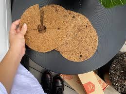 Tapis de paillis en fibre de coco artisanal, protection naturelle des racines - Product Image 4