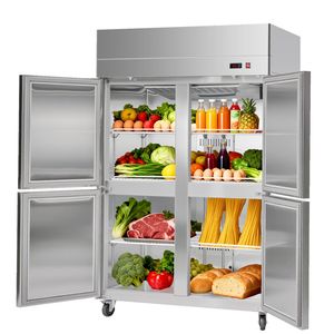Equipo de Refrigeración Comercial para Cocina, Refrigerador Vertical de 31.89 Pulgadas de Ancho y 31.4 Pies Cúbicos con Descongelación Automática y Cuatro Puertas - Product Image 1