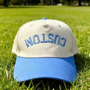 Gorra de Béisbol de 6 Paneles al por Mayor, Gorra de Tela de Algodón Personalizada, Bordado 3D, Estilo Retro Vintage, Gorra Deportiva Informal para Papá - Product Image 3