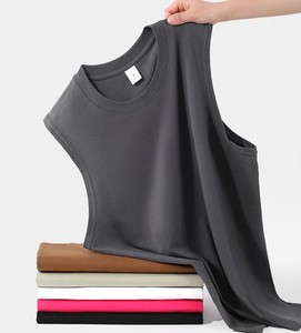 Débardeurs de basket-ball respirants en coton 100% à manches courtes pour hommes, pour le sport et les loisirs d'été - Product Image 6