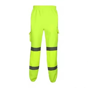 New custom <b>High</b> Quality Hi <b>Vis</b> Construction Work <b>Trouser</b> Pants Breathable Multi Pockets Cargo Pants for Men - Product Image 5