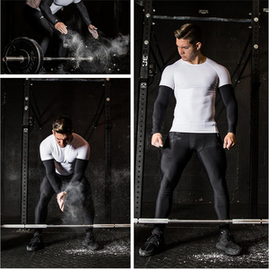 Wholesale <b>Men's</b> <b>Compression</b> Sports <b>Tights</b> Running Gym Workout Leggings OEM Custom Sportswear Athletic <b>Compression</b> <b>Tights</b> - Product Image 5