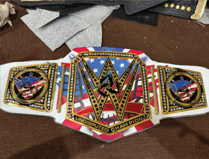 Cinturón de Campeonato de Lucha Libre Personalizado C-o-d-y R-h-o-d-e-s Undisputed W-W-E de 2 mm – Placas de Metal Chapadas en Oro, Correa de Cuero - Product Image 3