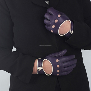 Gants de conduite en cuir véritable pour hommes, en cuir de vachette souple, style vintage, pour la course, fournisseur en gros au prix d'usine - Product Image 4