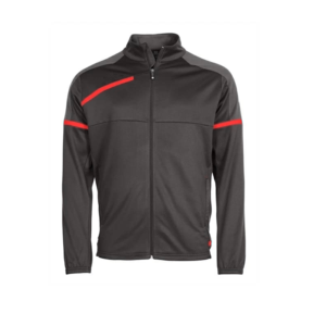 Veste polaire homme color block à col montant, fermeture éclair, séchage rapide, coupe sportive, polyester, pour l'automne - Product Image 1