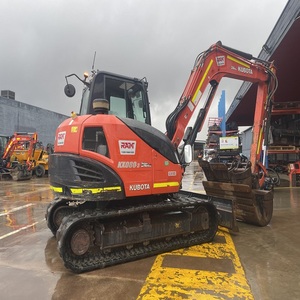 Achetez une excavatrice sur chenilles Kubota KX080-3 d'origine, conçue pour les travaux difficiles, moteur, pompe à engrenages et roulement inclus. - Product Image 3