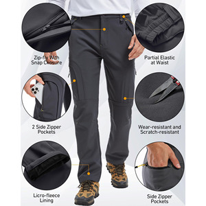 High Performance Ski Pants <b>Waterproof</b> Thermal Snowboard Trousers Durable Windproof Gear For Cold Weather Ice Sport Training - Product Image 2