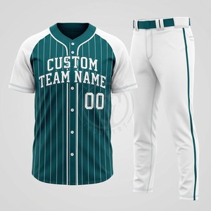 Ensemble d'uniformes de baseball personnalisés pour hommes, maillot et pantalon en polyester, bordeaux et gris, nom et numéro de l'équipe 00, vêtements de sport respirants - Product Image 5