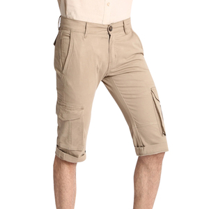 Shorts Cargo Homme 100% Coton Solide Séchage Rapide – Taille Élastique Streetwear Décontracté Écologique Respirant Longueur Genou – Prix Bas Haute Qualité - Product Image 6