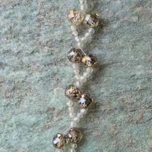 Bracelet en diamants moissanite couleur champagne de 7,5 à 8 mm et blanc de 3 mm, magnifique bracelet pour femme - Product Image 1