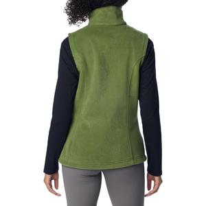 Chaleco de Forro Polar Suave para Mujer, Sin Mangas, con Cierre Completo, para Senderismo y Camping, Transpirable, de Color Sólido, con Logotipo Personalizado, Precio Económico - Product Image 2