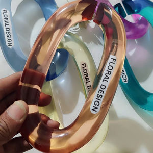 Chaîne en résine sur mesure de haute qualité pour décoration murale, maillons de chaîne en résine colorés pour décoration murale suspendue. - Product Image 4