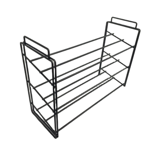 Étagère de rangement en métal non pliable de moyenne capacité pour porte-bouteilles de vin - Product Image 3