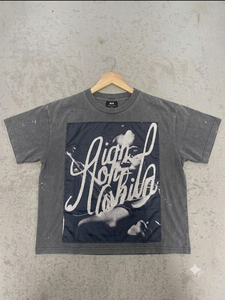 เสื้อยืดกราฟิกทรงบ็อกซี่ขนาดใหญ่พิเศษ ผ้าฝ้าย 100% สตรีทแวร์ เสื้อยืดพิมพ์ลาย รับผลิตแบบ OEM ODM เสื้อยืดวินเทจฟอกสี ผู้ผลิต - Product Image 6