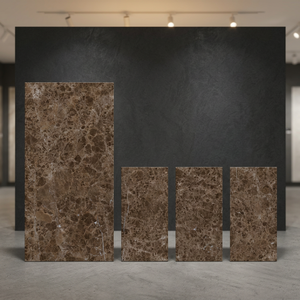 Carreaux de sol et de mur en porcelaine brillante Alessia Natural 800x1600mm, aspect marbre, design intérieur de luxe, garantie 5 ans, épaisseur 10mm - Product Image 6