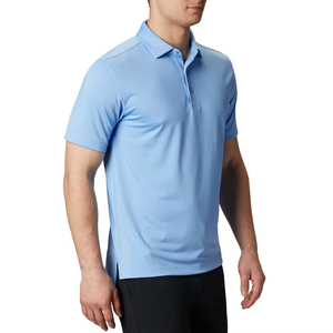 Chemise à manches courtes unie pour homme, OEM Custom, polo léger en coton mélangé doux et confortable à manches courtes - Product Image 4