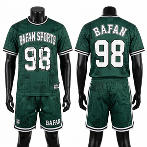 Mens Baseball Short <b>Set</b> 220 GSM Premium Polyester Pinstripe Brown Athletic Jersey <b>Set</b> Custom Embroidery Logo short <b>set</b> for men's - Product Image 4