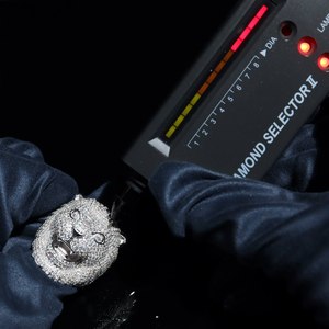 Colgante de Lujo Personalizado con Cabeza de León de Moissanita, Estilo Hip Hop, Chapado en Plata 925 con Diamantes VVS, Joyería para Raperos - Product Image 4