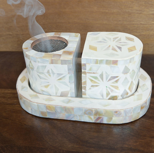 Soporte de incienso de madera de fregona Premium de lujo para quemador de incienso espiritual de aromaterapia perfumado de sándalo Bakhoor exclusivo - Product Image 3