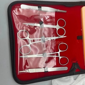 Ametrine Surgical AS-786 Oral Suturing Practice Kit-CE Certified Class I Surgical Training <b>Set</b> <b>Pliers</b> Needles Operating Tools - Product Image 5