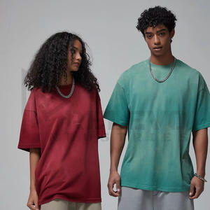 T-shirt en coton et polyester mélangé 230 GSM pour homme, tissu extensible doux, confortable, décontracté, sport, streetwear - Product Image 5