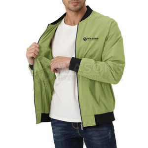 Lightweight <b>Winter</b> Bomber Jacket for Men Comfortable Fit Hooded Stand Windproof Stylish Urban Outerwear Soft Polyester Fabric - Product Image 2