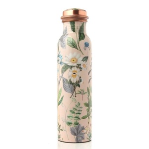 Botella de Agua Potable 100% Cobre Puro de 1L, Botella de Diseño con Impresión, a Prueba de Fugas, para Almacenamiento de Agua Saludable, Compre Directamente del Proveedor - Product Image 3