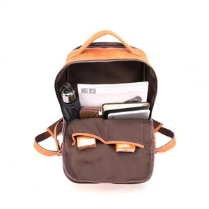 Large Capacity <b>Waterproof</b> Leather <b>Backpack</b> Vintage Anti-Theft Laptop Bag for Business Trip Rucksack LBP-0441 - Product Image 2