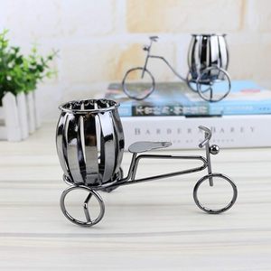 Support de stylo décoratif en fer en forme de vélo-rickshaw pour bureau, table d'étude, organisateur de papeterie créatif, cadeau - Product Image 5