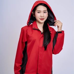 Veste imperméable coupe-vent respirante à séchage rapide FMF Vietnam en polyester/nylon unisexe rouge-noir thermique - Product Image 1