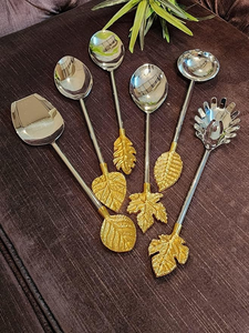 Cuillère à riz en acier inoxydable de conception vintage écologique personnalisée, manche long, polie à la main, pour usage en restaurant, marque FAIZA CRAFT Uttar - Product Image 6