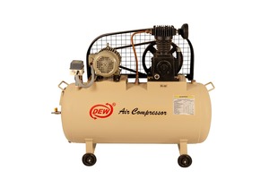 Compresseur d'air à double piston DEW 2 HP, réservoir de 150 L, compresseur d'air industriel haute pression, moteur triphasé - Product Image 3