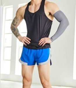 Wholesale Spandex/Cotton Knitted Breathable Pure Color Blank Crop Custom Clothing Summer Men's Tank Top <b>Vest</b> - Product Image 4