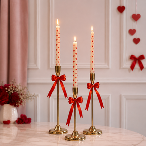 Modern <b>Brass</b> <b>Candlestick</b> <b>Holder</b> Set Durable Home Decoration Elegant Gold Finished Three Sizes for Table Centerpiece <b>Candlestick</b> - Product Image 6