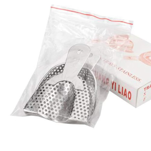 Juego de 6 Bandejas de Impresión Dental Azicon - Bandejas de Impresión Oral Superiores e Inferiores Perforadas, Reutilizables y Autoclavables de Acero Inoxidable - Product Image 4