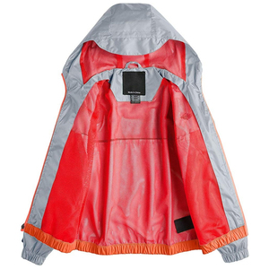 Chaqueta Cortavientos Ligera con Capucha, Diseño Color Block, Exterior de Nailon, para Hombre, Primavera/Otoño, Casual, Resistente al Viento, Unisex - Product Image 3