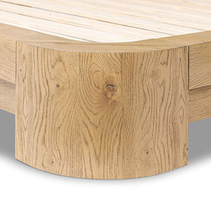 Cama Moderna Retro de Madera de Teca Sólida para Cama Queen o King, Muebles Contemporáneos para el Hogar - Mallorca - Product Image 6