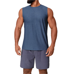 Low Price Performance Training Apparel Bulk Discount Workout Gear Supplier Bodybuilding Stringer Tanks Custom Logo Gym Tank Top - Product Image 3