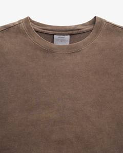 Camiseta de Algodón 100% con Lavado Ácido, Hombros Caídos, Corte Holgado y Recto, Estilo Urbano, Personalizable con Logotipo - Product Image 3