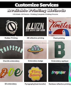 Sweat-shirt à capuche streetwear de haute qualité, délavé et décoloré, logo personnalisé, lourd, surdimensionné, lavage à l'acide, sweat-shirt de jogging en molleton français - Product Image 6